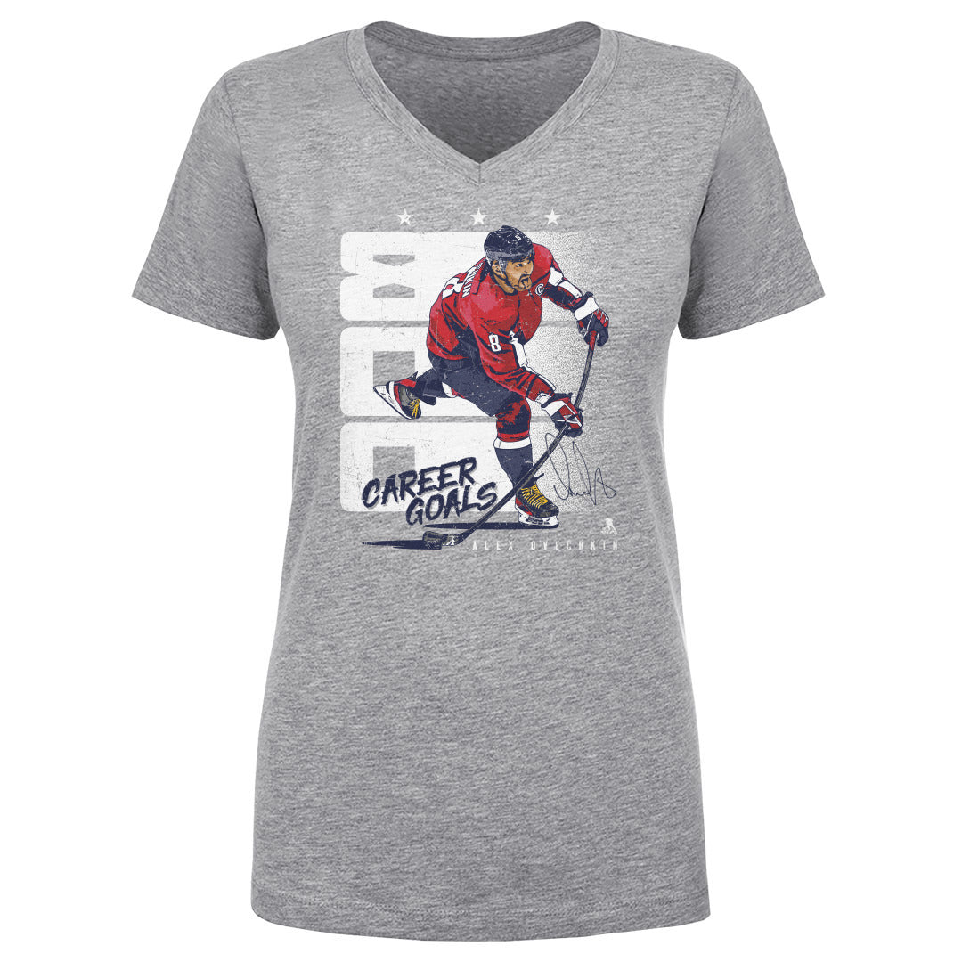 Alex Ovechkin Women&#39;s V-Neck T-Shirt | 500 LEVEL