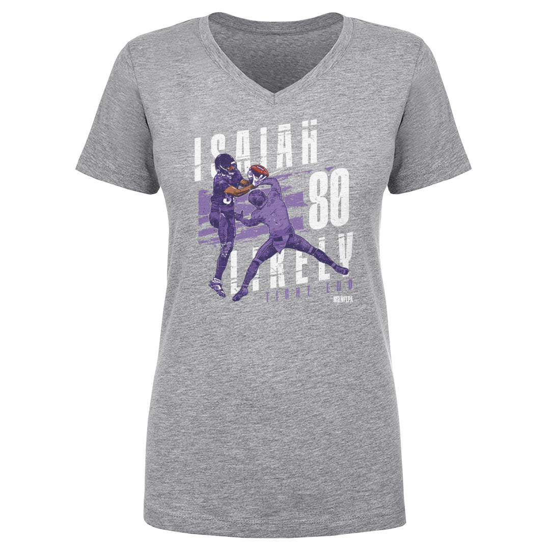 Isaiah Likely Women&#39;s V-Neck T-Shirt | 500 LEVEL