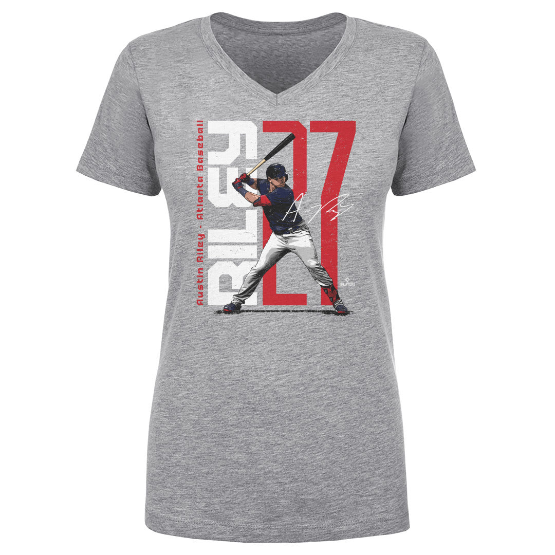 Austin Riley Women&#39;s V-Neck T-Shirt | 500 LEVEL