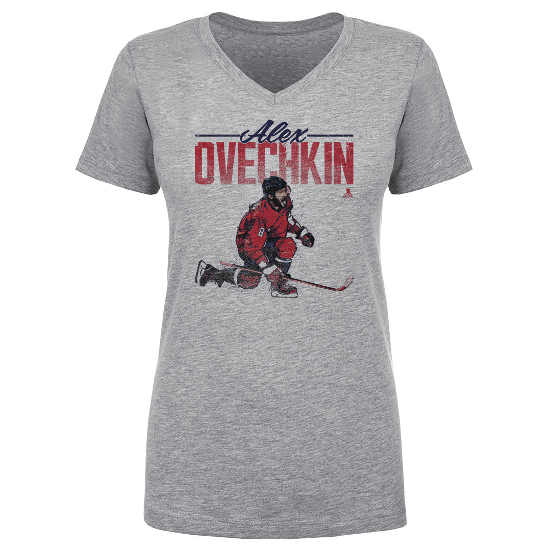 Alex Ovechkin Women&#39;s V-Neck T-Shirt | 500 LEVEL