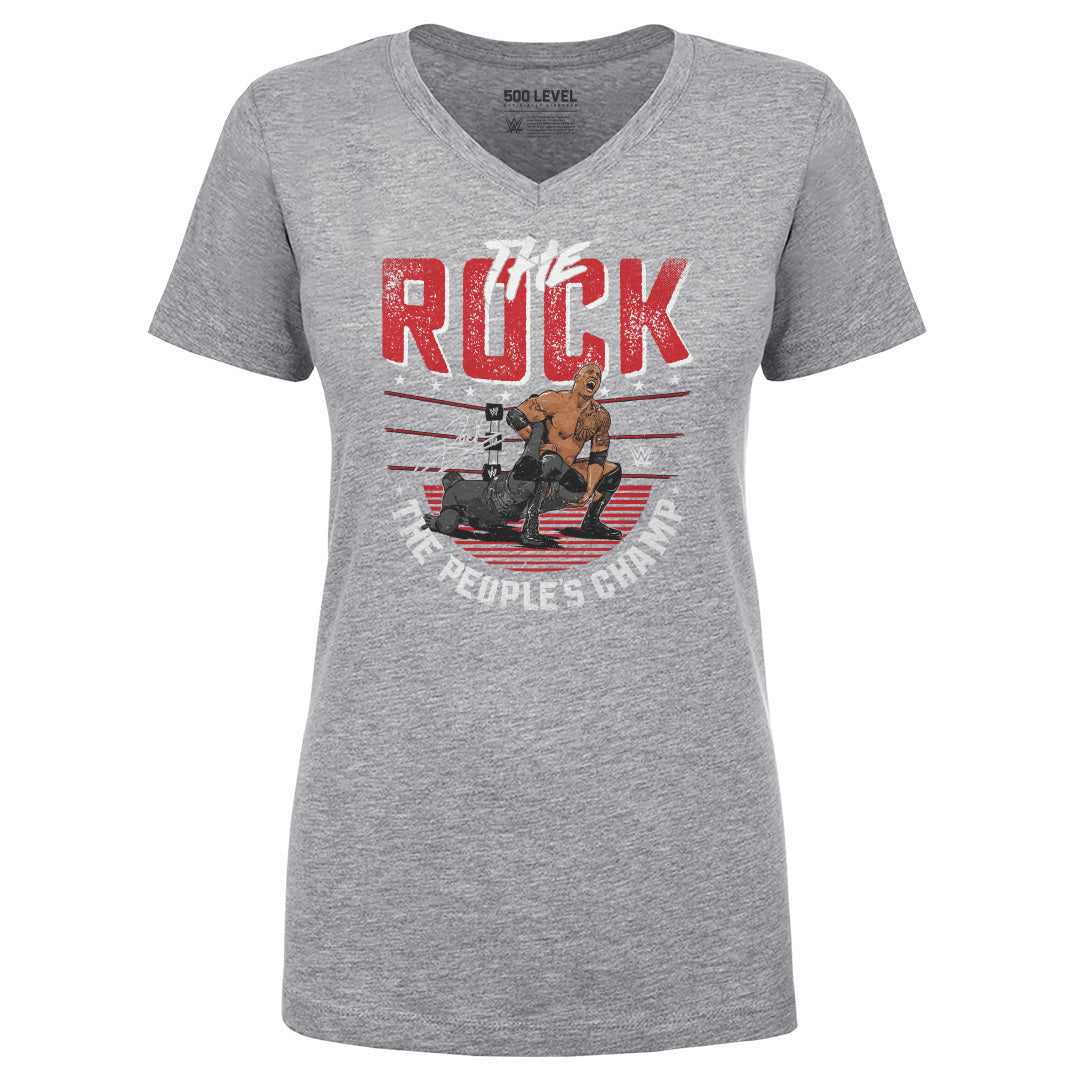 The Rock Women&#39;s V-Neck T-Shirt | 500 LEVEL