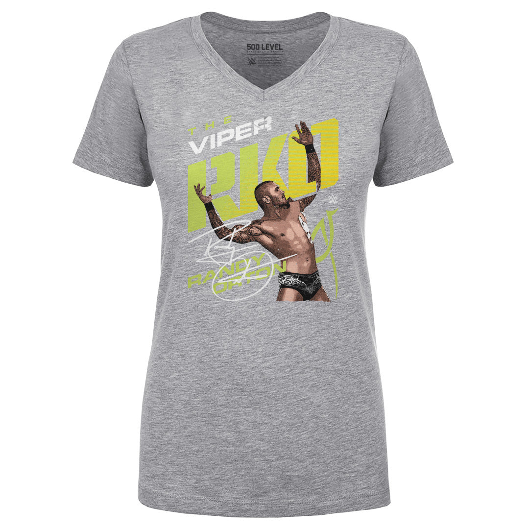 Randy Orton Women&#39;s V-Neck T-Shirt | 500 LEVEL