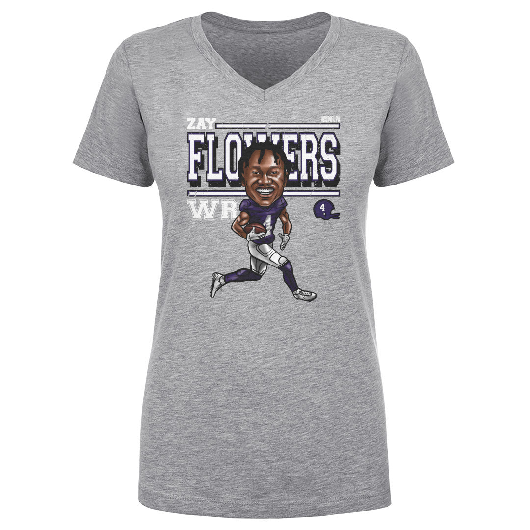 Zay Flowers Women&#39;s V-Neck T-Shirt | 500 LEVEL