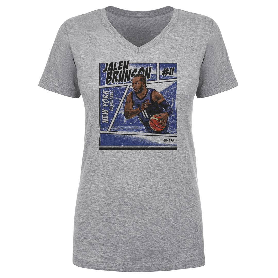 Jalen Brunson Women&#39;s V-Neck T-Shirt | 500 LEVEL