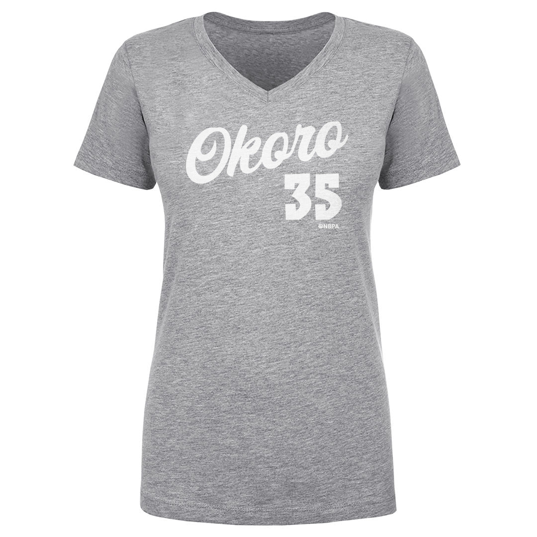 Isaac Okoro Women&#39;s V-Neck T-Shirt | 500 LEVEL