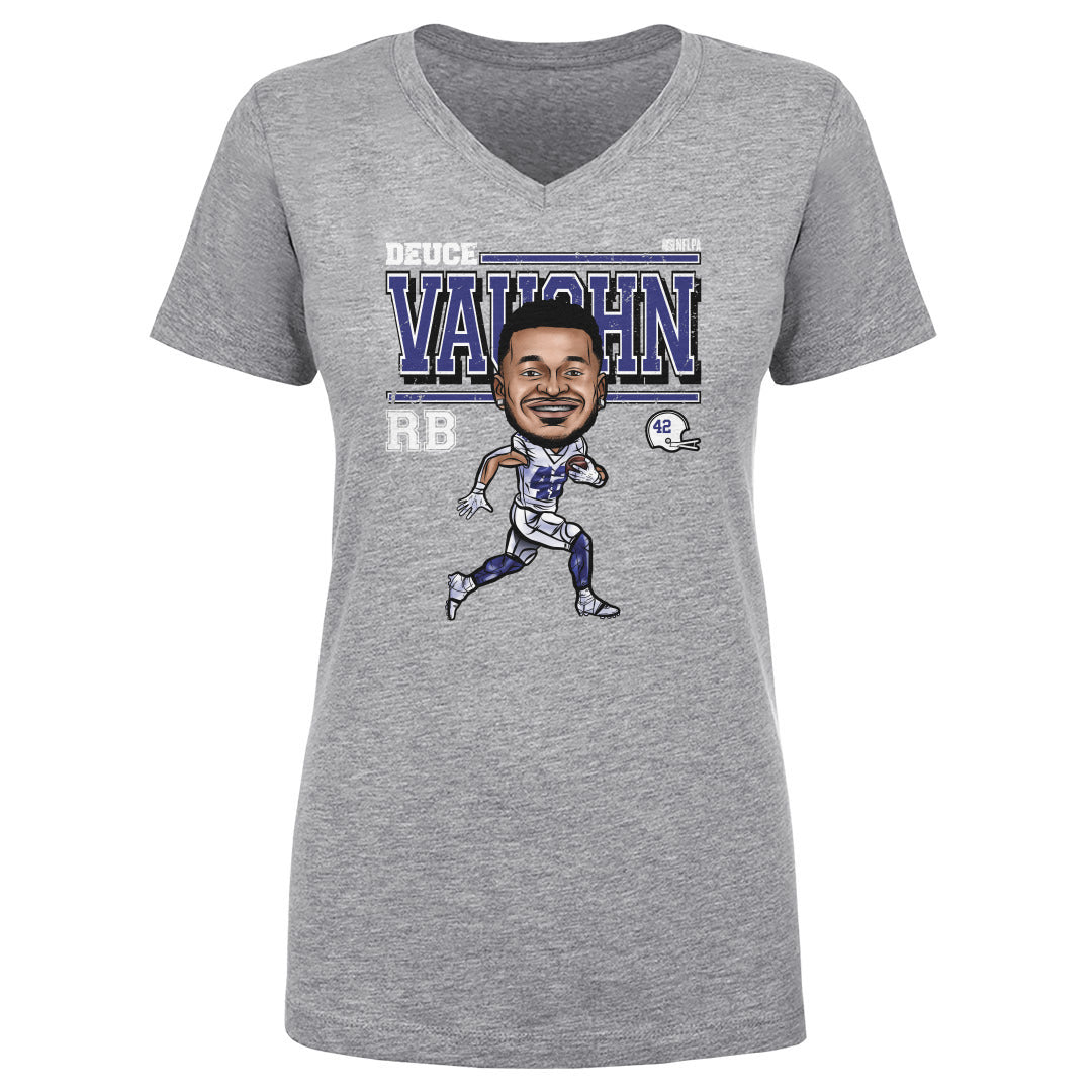 Deuce Vaughn Dallas Cartoon WHT