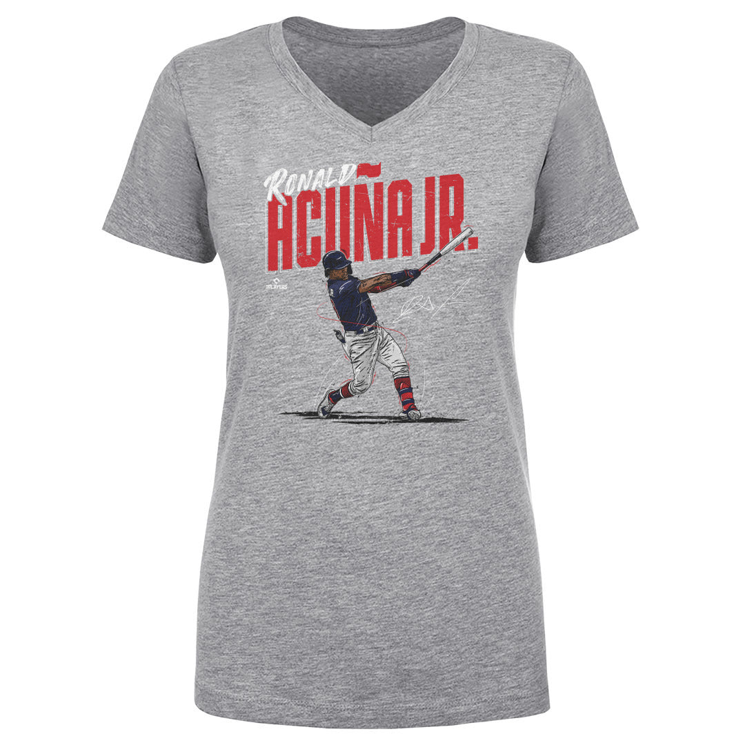 Ronald Acuna Jr. Women&#39;s V-Neck T-Shirt | 500 LEVEL