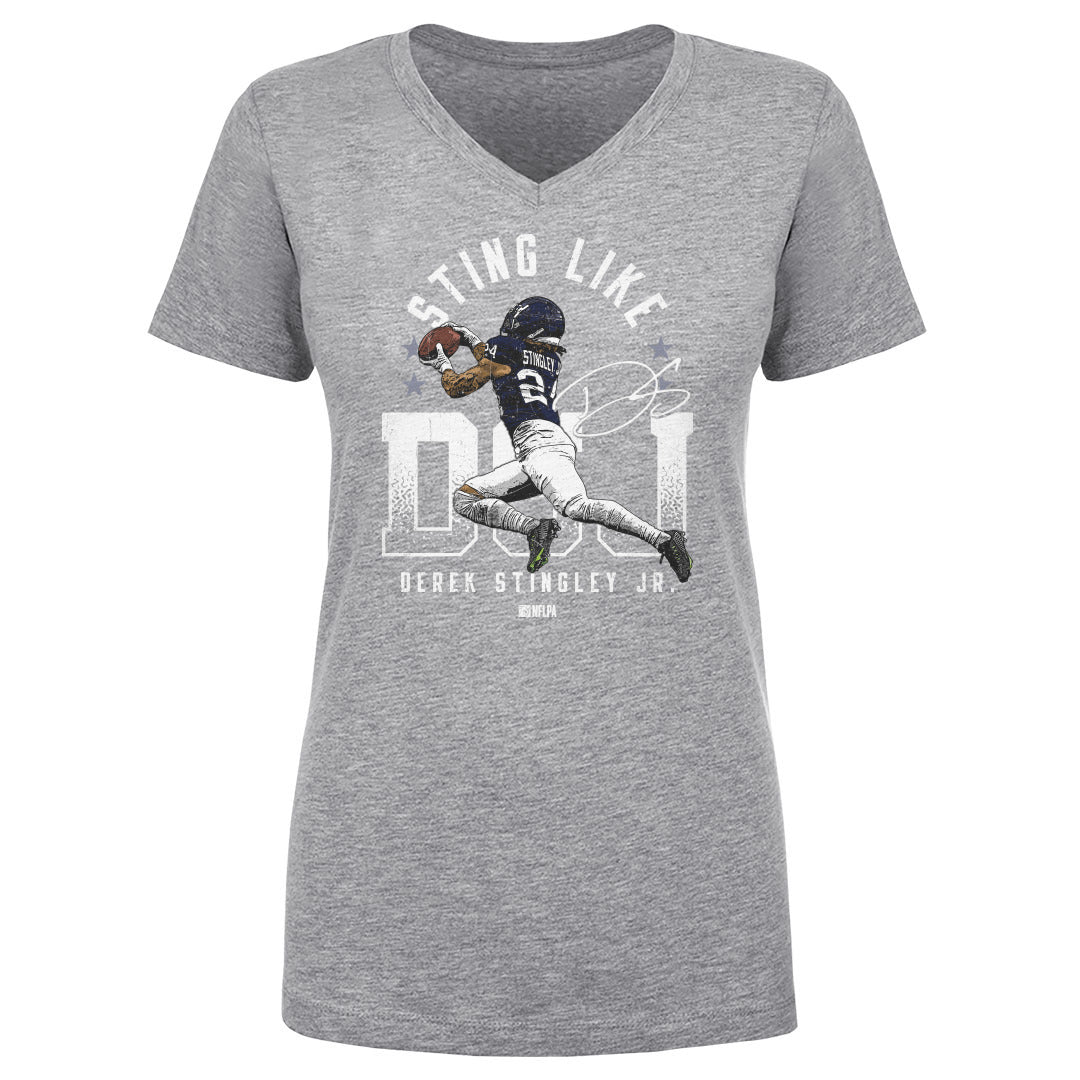 Derek Stingley Jr. Women&#39;s V-Neck T-Shirt | 500 LEVEL