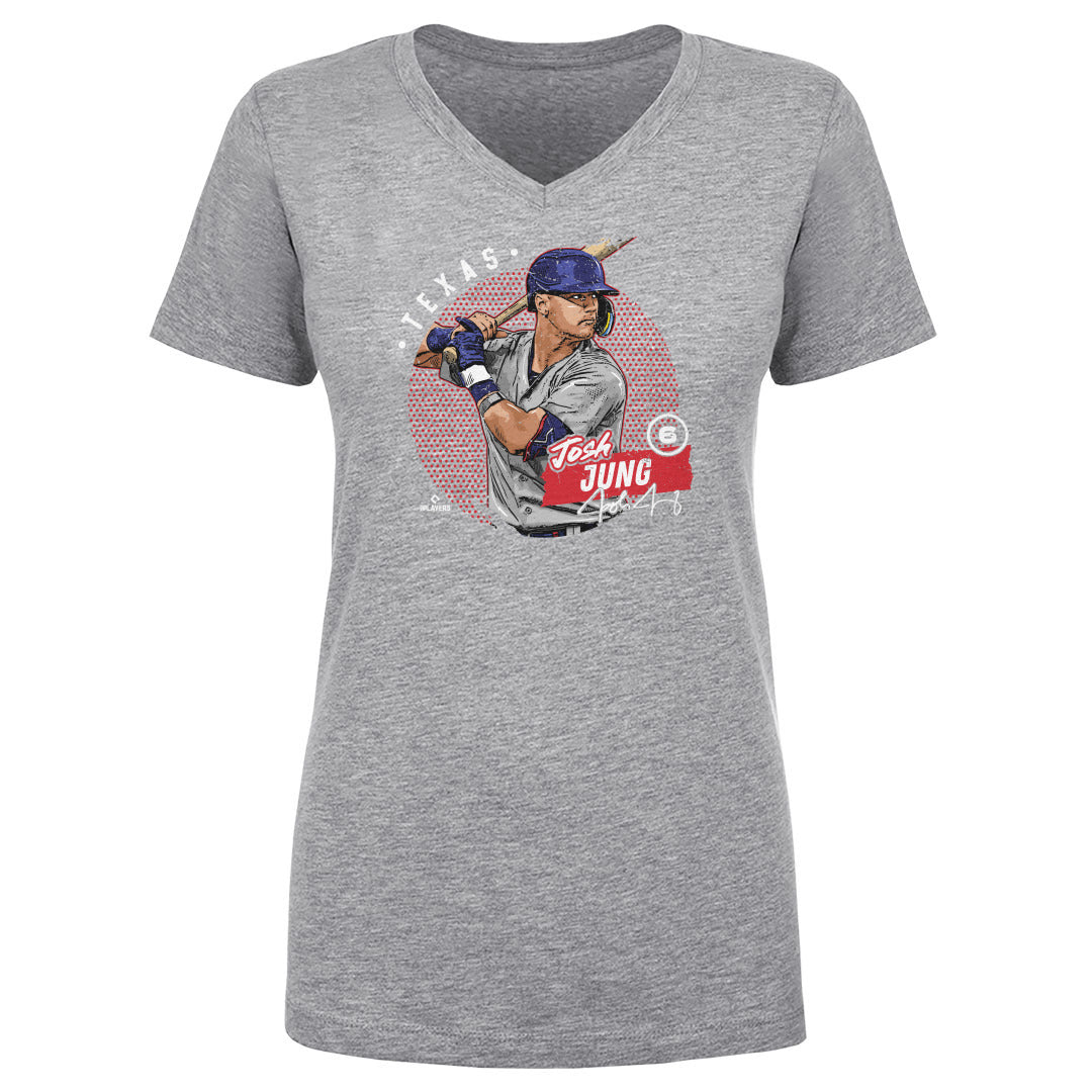 Josh Jung Women&#39;s V-Neck T-Shirt | 500 LEVEL