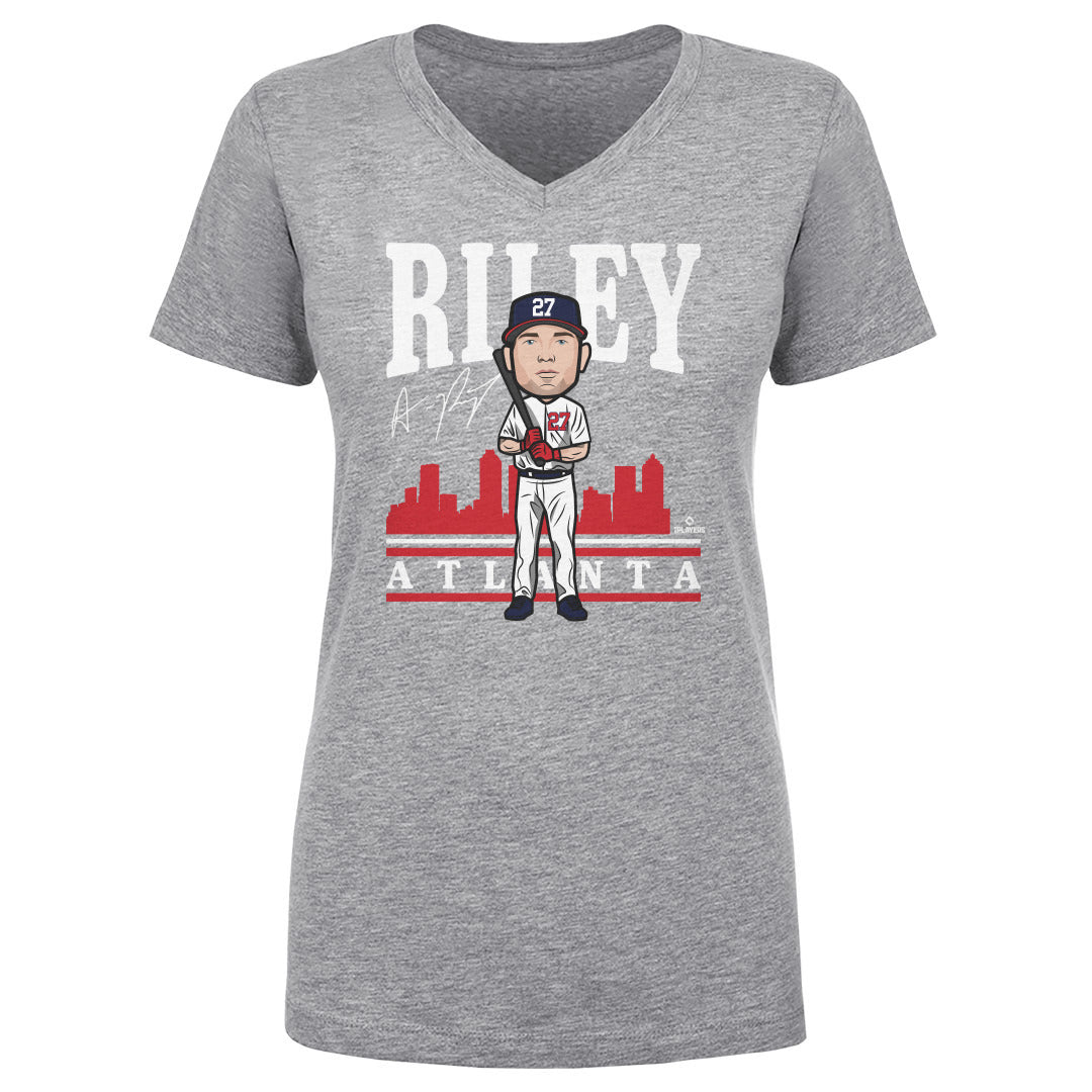 Austin Riley Women&#39;s V-Neck T-Shirt | 500 LEVEL