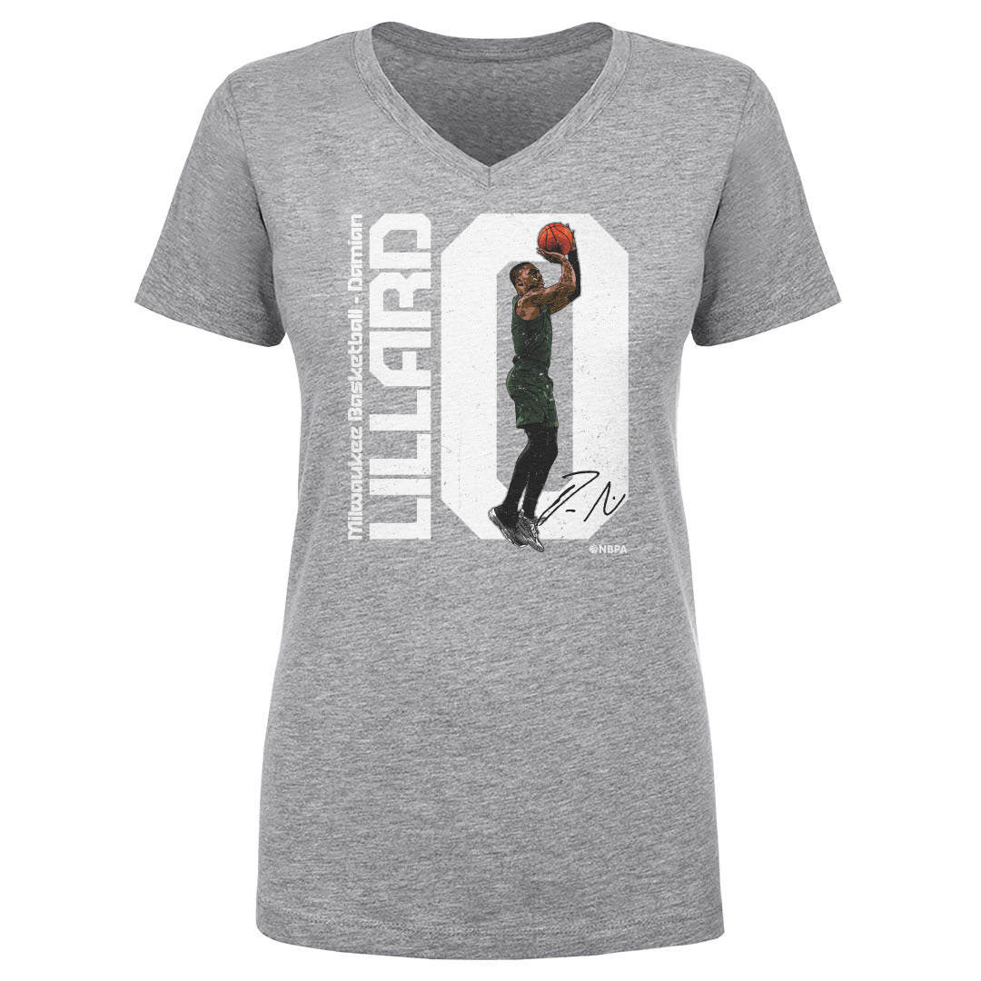 Damian Lillard Women&#39;s V-Neck T-Shirt | 500 LEVEL