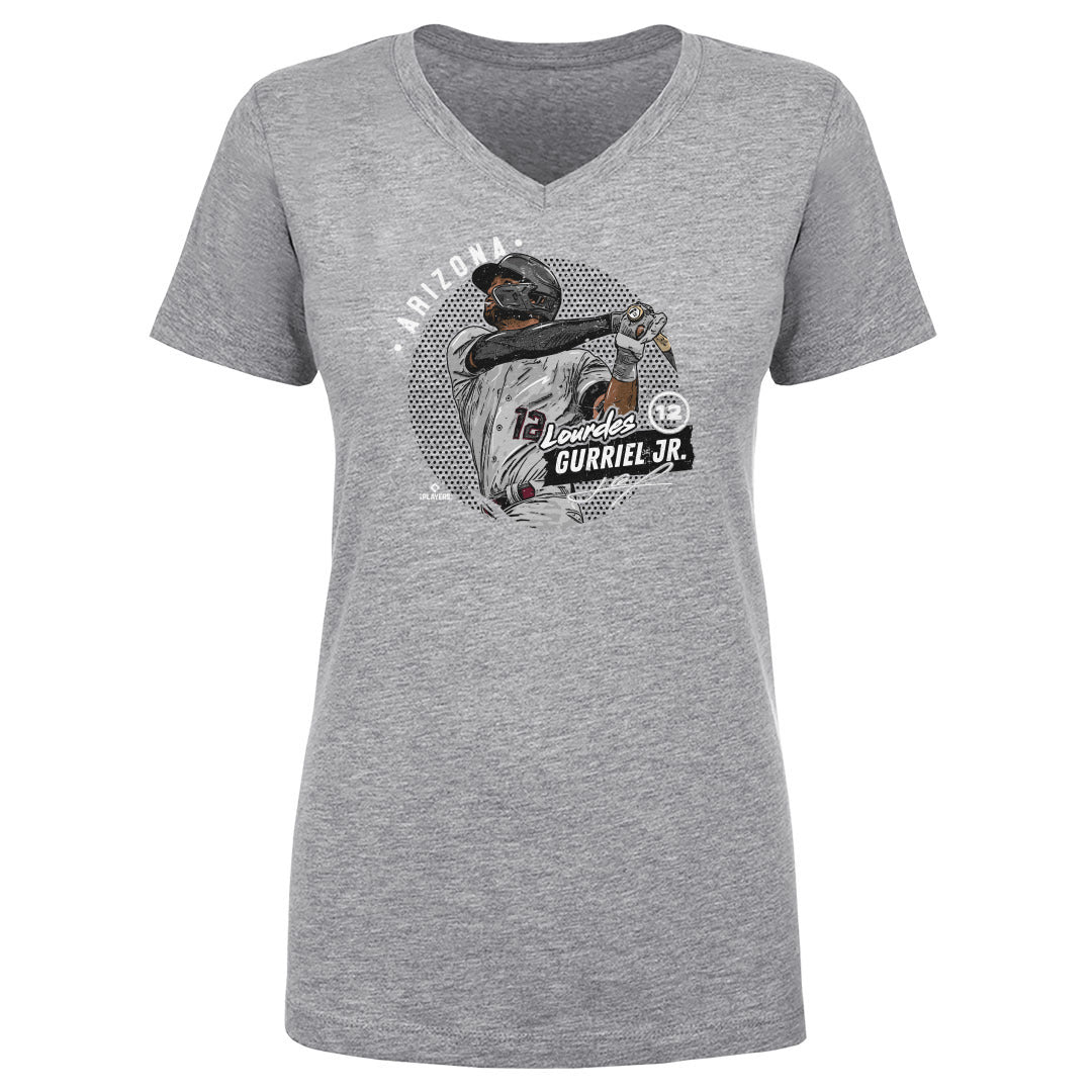  Lourdes Gurriel Jr. Shirt for Women (Women's V-Neck, Small,  Heather Gray) - Lourdes Gurriel Jr. Arizona Rough WHT : Sports & Outdoors