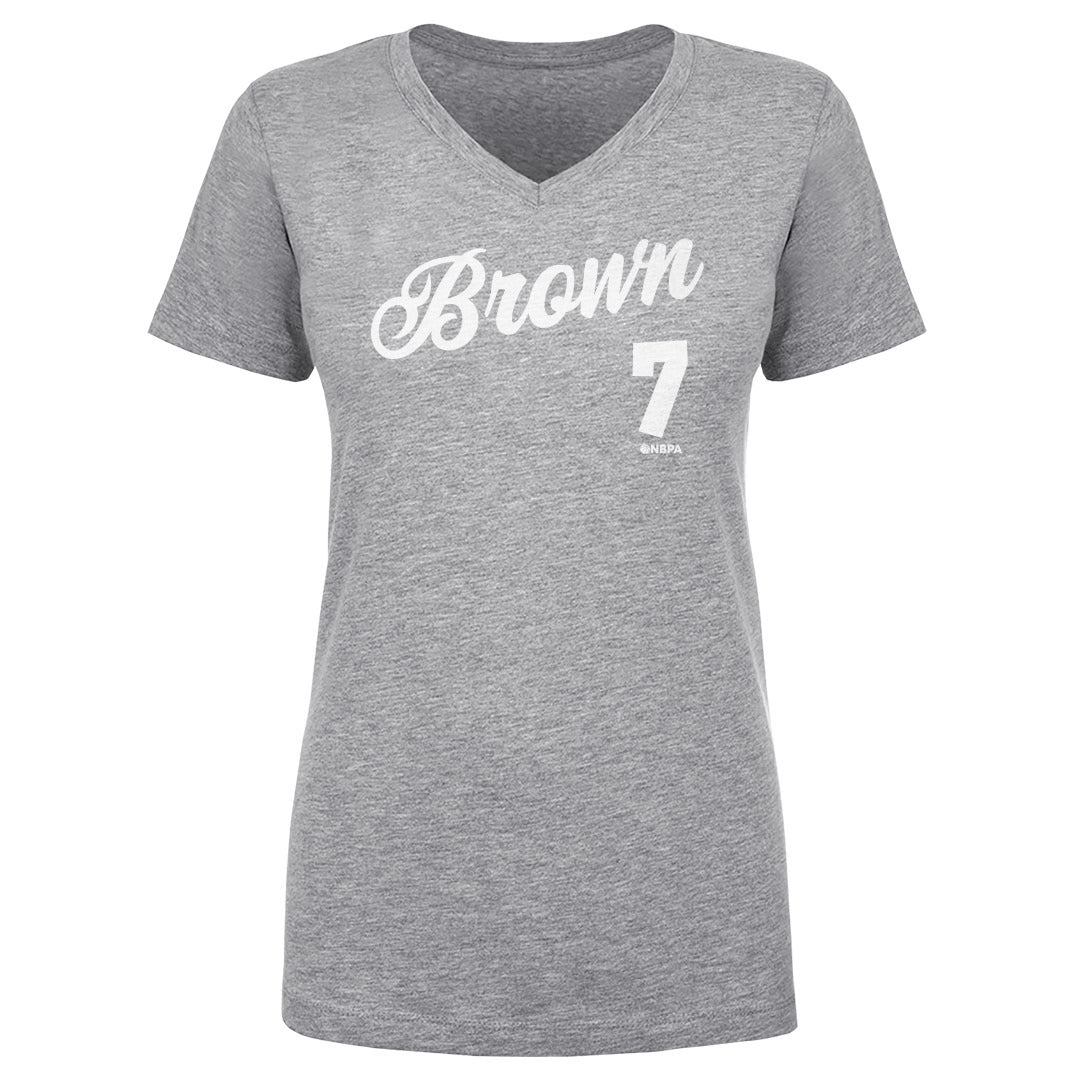 Jaylen Brown Women&#39;s V-Neck T-Shirt | 500 LEVEL