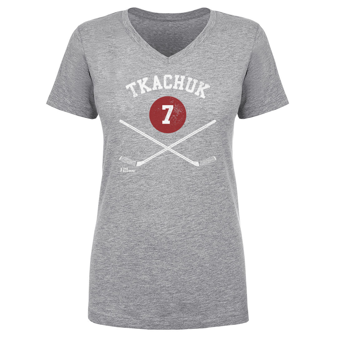 Keith Tkachuk Women&#39;s V-Neck T-Shirt | 500 LEVEL