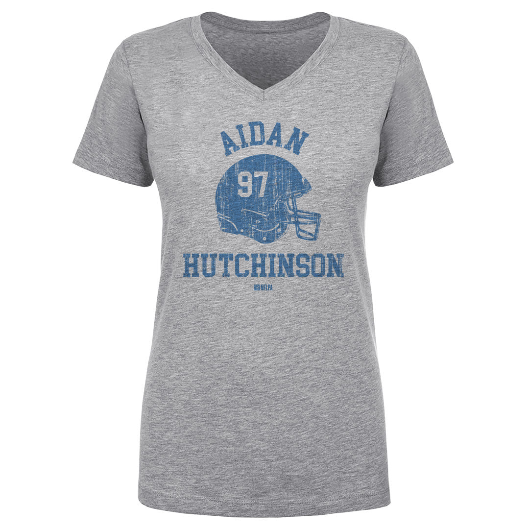 Aidan Hutchinson Women&#39;s V-Neck T-Shirt | 500 LEVEL