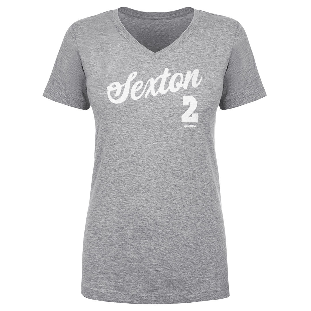 Collin Sexton Women&#39;s V-Neck T-Shirt | 500 LEVEL