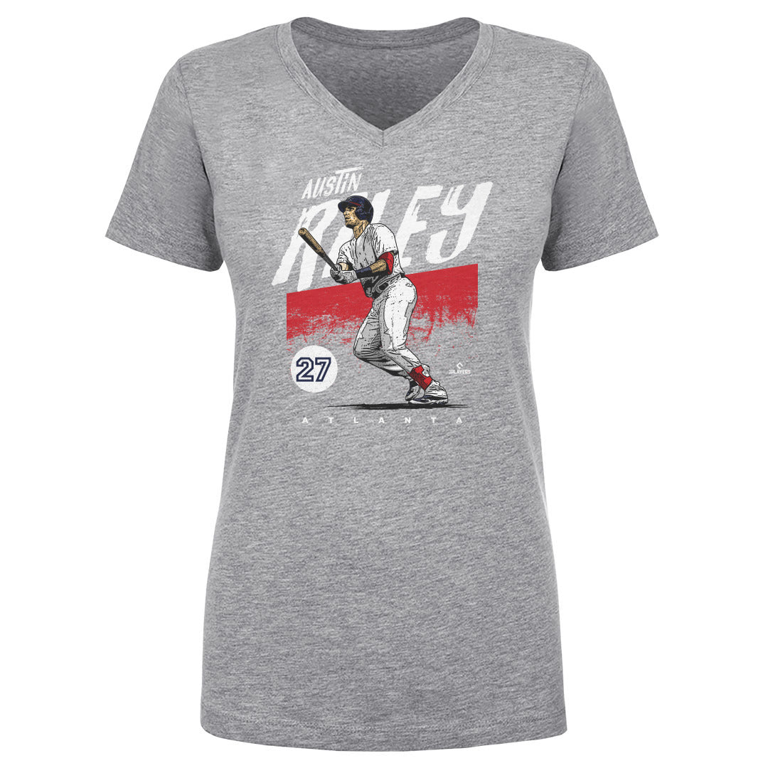 Austin Riley Women&#39;s V-Neck T-Shirt | 500 LEVEL