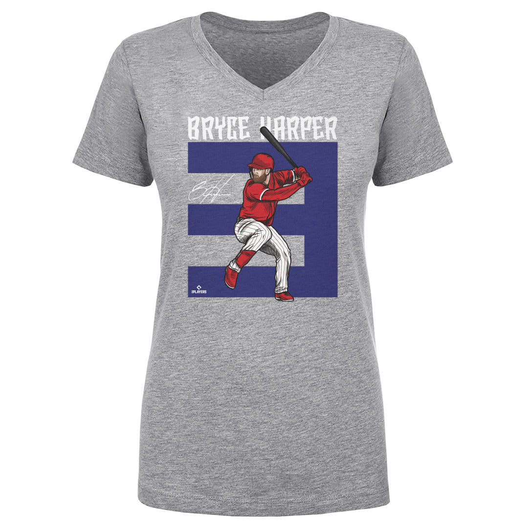 Bryce Harper Women&#39;s V-Neck T-Shirt | 500 LEVEL