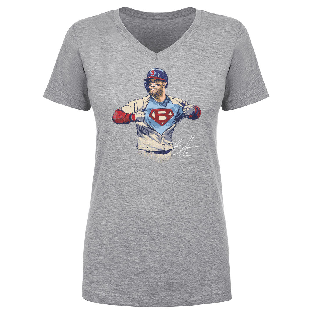 Bryce Harper Women&#39;s V-Neck T-Shirt | 500 LEVEL