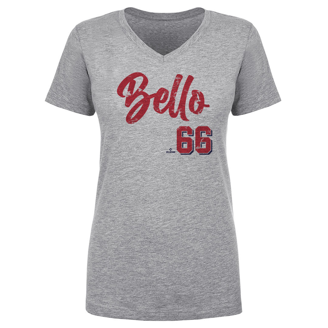 Brayan Bello Women&#39;s V-Neck T-Shirt | 500 LEVEL