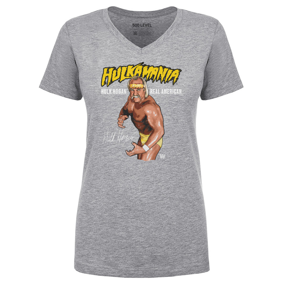 Hulk Hogan Women&#39;s V-Neck T-Shirt | 500 LEVEL