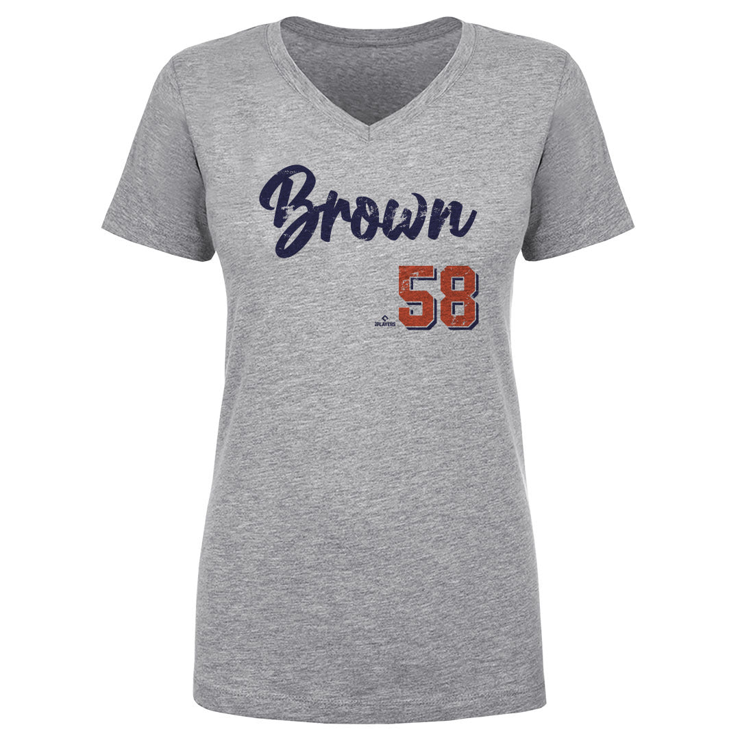 Hunter Brown Women&#39;s V-Neck T-Shirt | 500 LEVEL