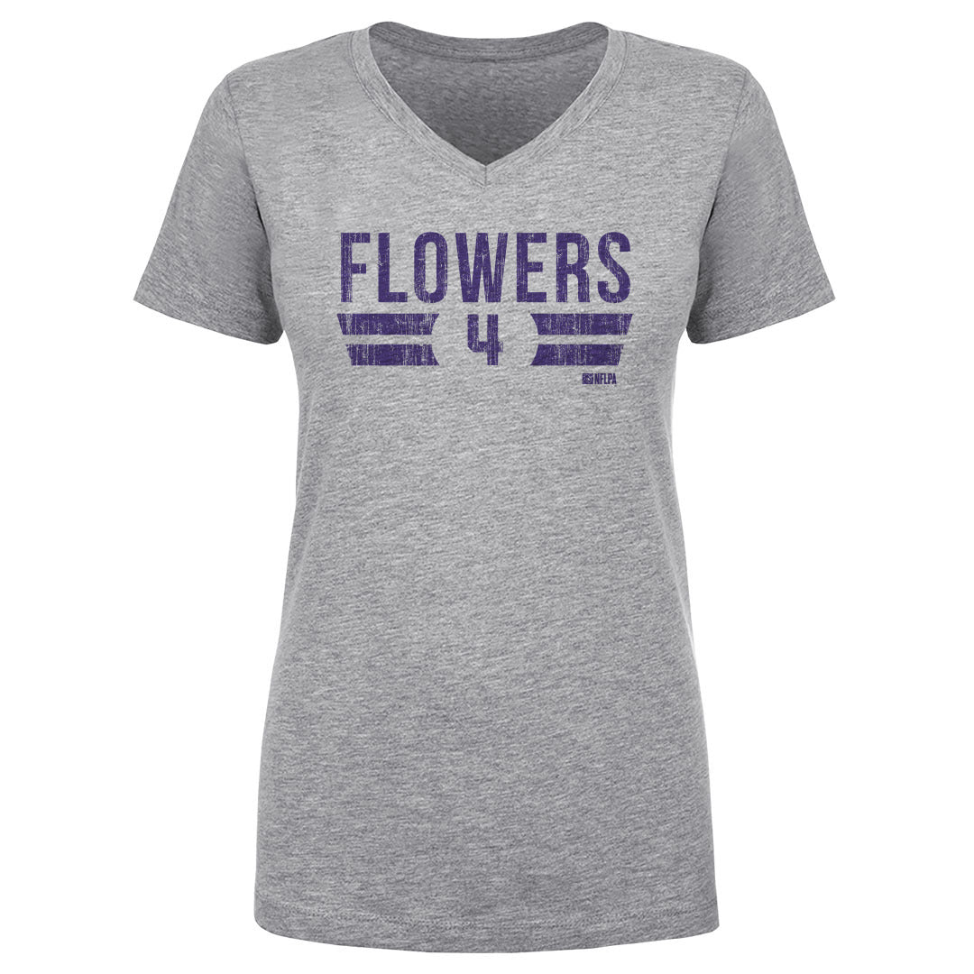 Zay Flowers Women&#39;s V-Neck T-Shirt | 500 LEVEL