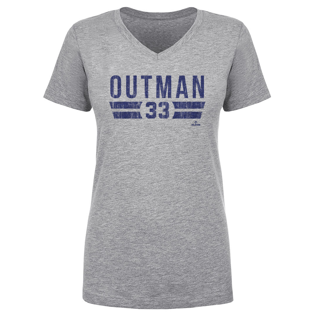 James Outman Women&#39;s V-Neck T-Shirt | 500 LEVEL