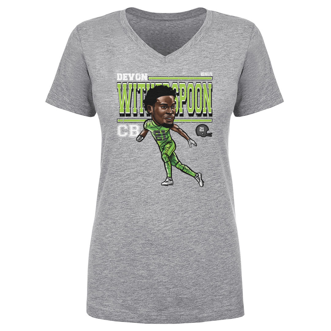 Devon Witherspoon Women&#39;s V-Neck T-Shirt | 500 LEVEL