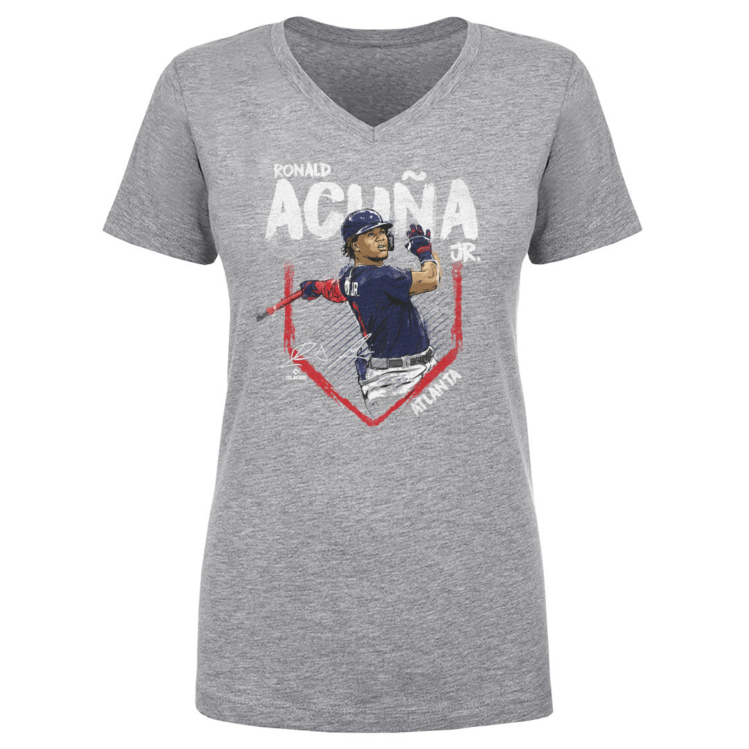 Ronald Acuna Jr. Women&#39;s V-Neck T-Shirt | 500 LEVEL