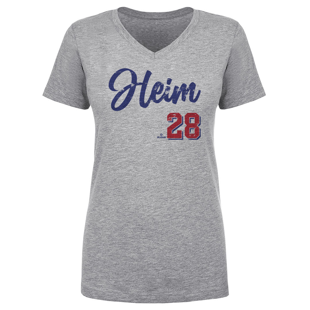 Jonah Heim Women&#39;s V-Neck T-Shirt | 500 LEVEL