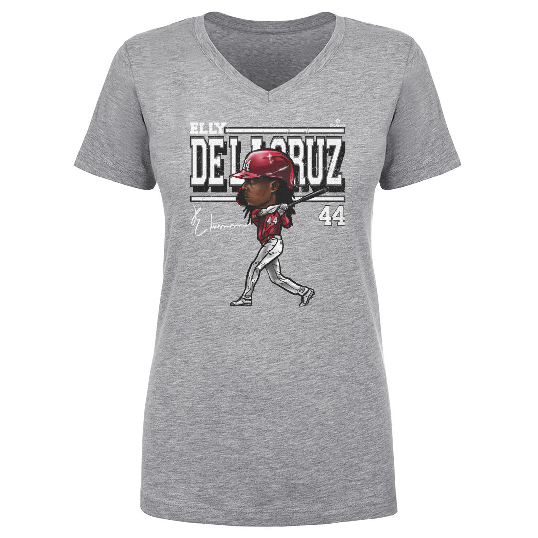 Elly De La Cruz Women&#39;s V-Neck T-Shirt | 500 LEVEL