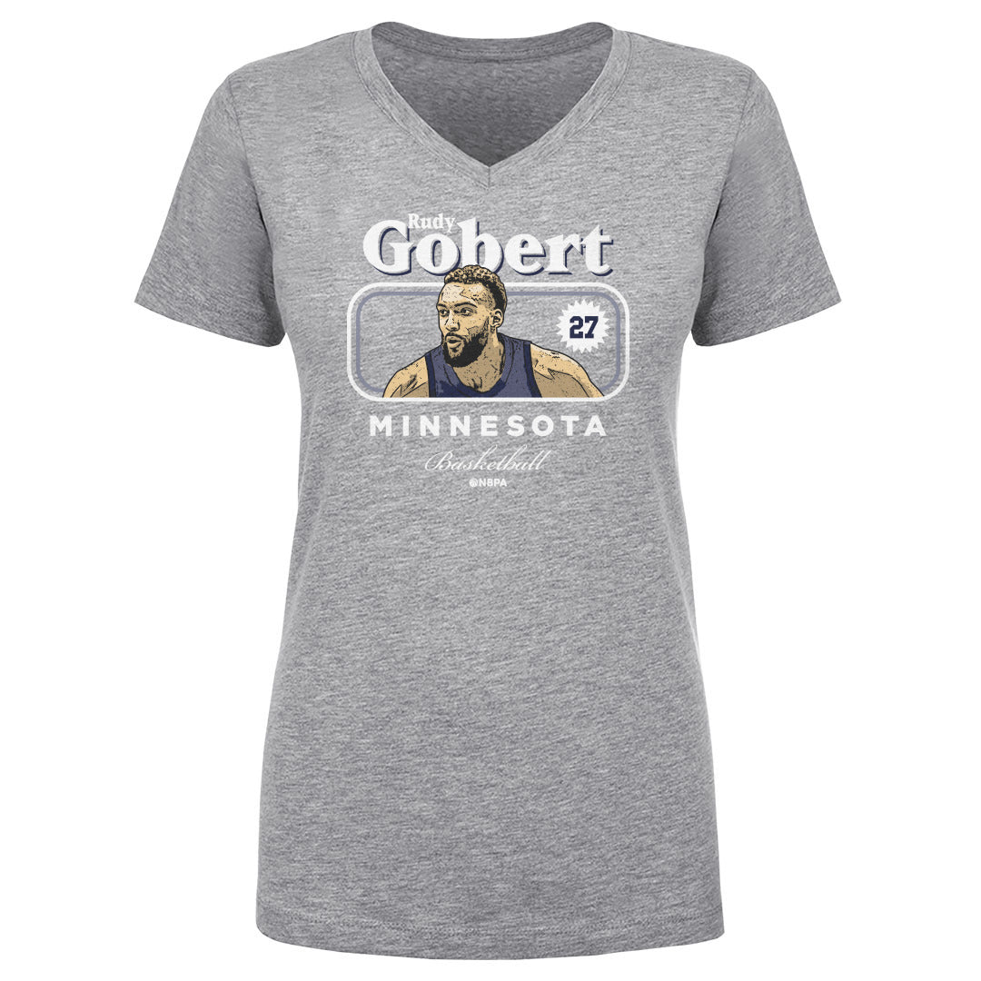 Rudy Gobert Women&#39;s V-Neck T-Shirt | 500 LEVEL