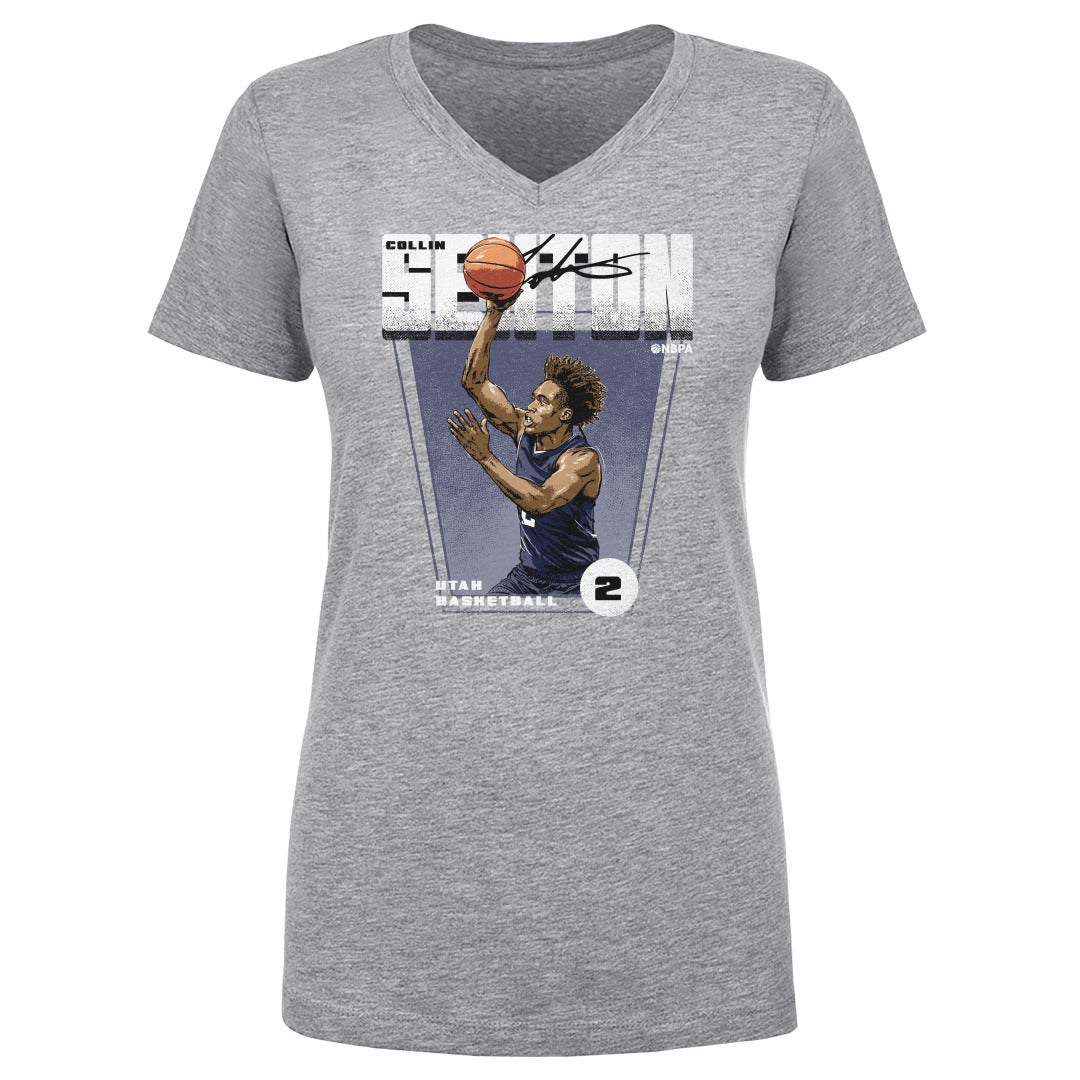 Collin Sexton Women&#39;s V-Neck T-Shirt | 500 LEVEL