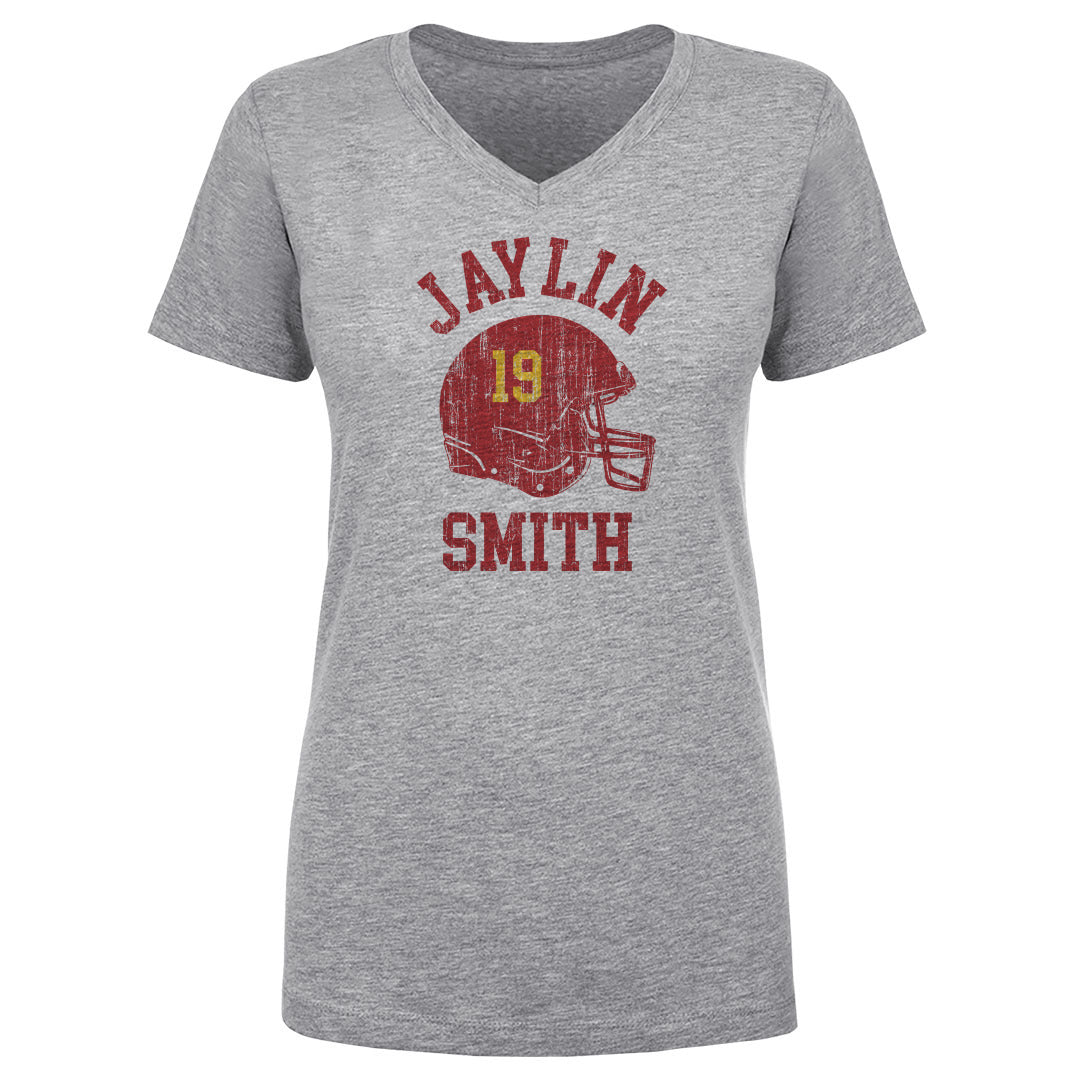 Jaylin Smith Women&#39;s V-Neck T-Shirt | 500 LEVEL