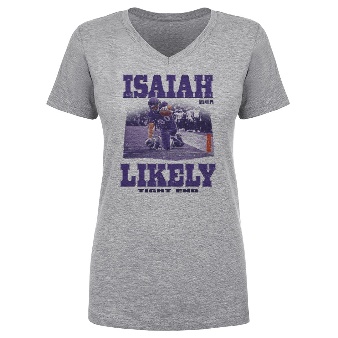 Isaiah Likely Women&#39;s V-Neck T-Shirt | 500 LEVEL