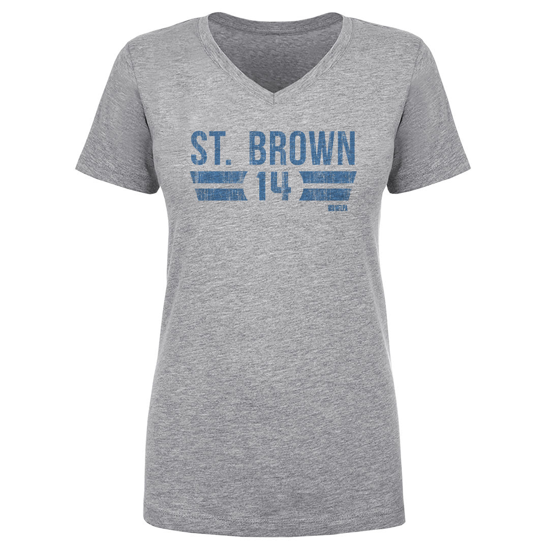 Amon-Ra St. Brown Women&#39;s V-Neck T-Shirt | 500 LEVEL