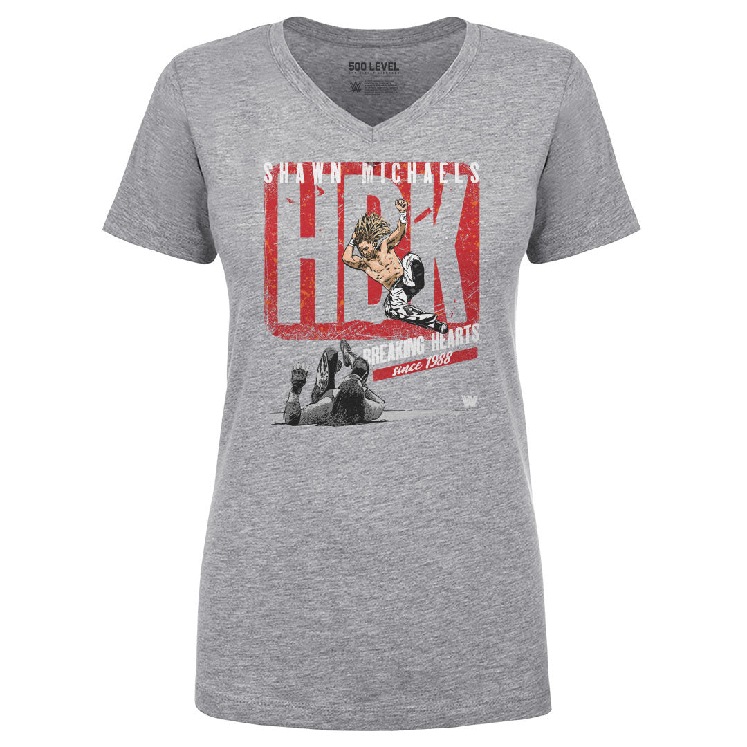 Shawn Michaels Women&#39;s V-Neck T-Shirt | 500 LEVEL