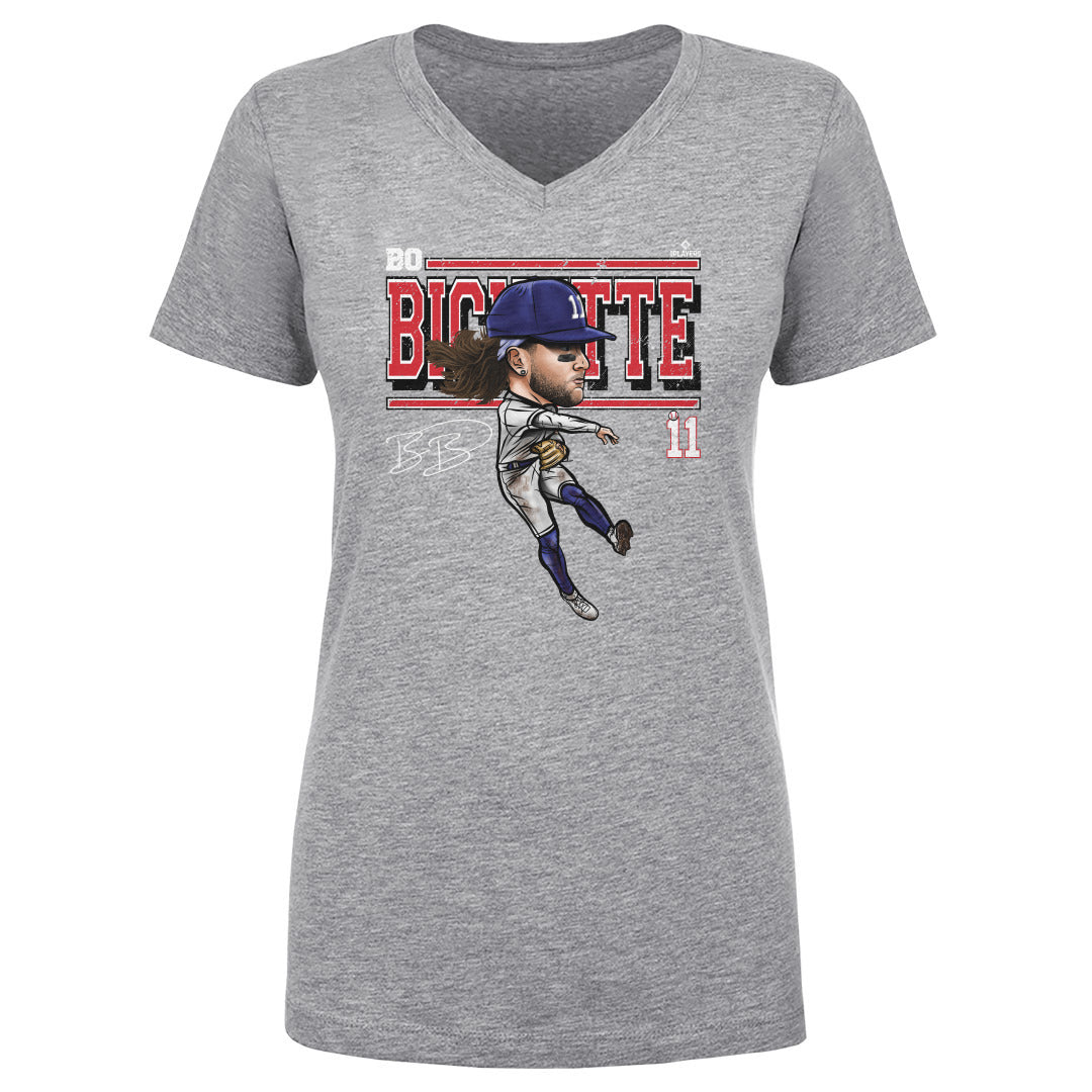 Bo Bichette Women&#39;s V-Neck T-Shirt | 500 LEVEL