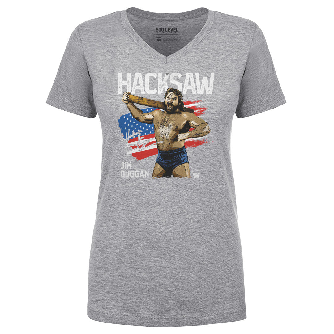 Hacksaw Jim Duggen Women&#39;s V-Neck T-Shirt | 500 LEVEL