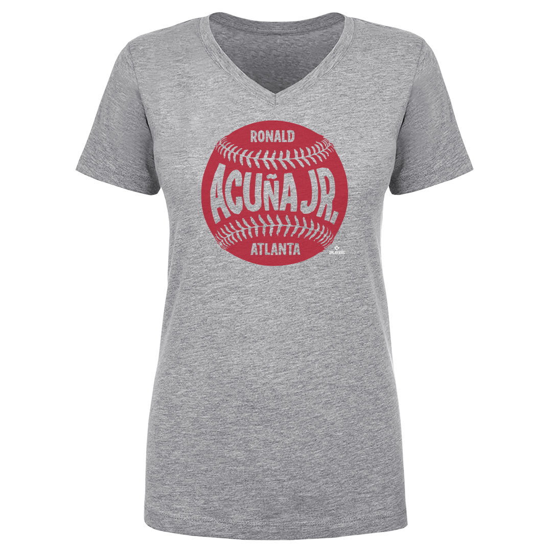 Ronald Acuna Jr. Women&#39;s V-Neck T-Shirt | 500 LEVEL