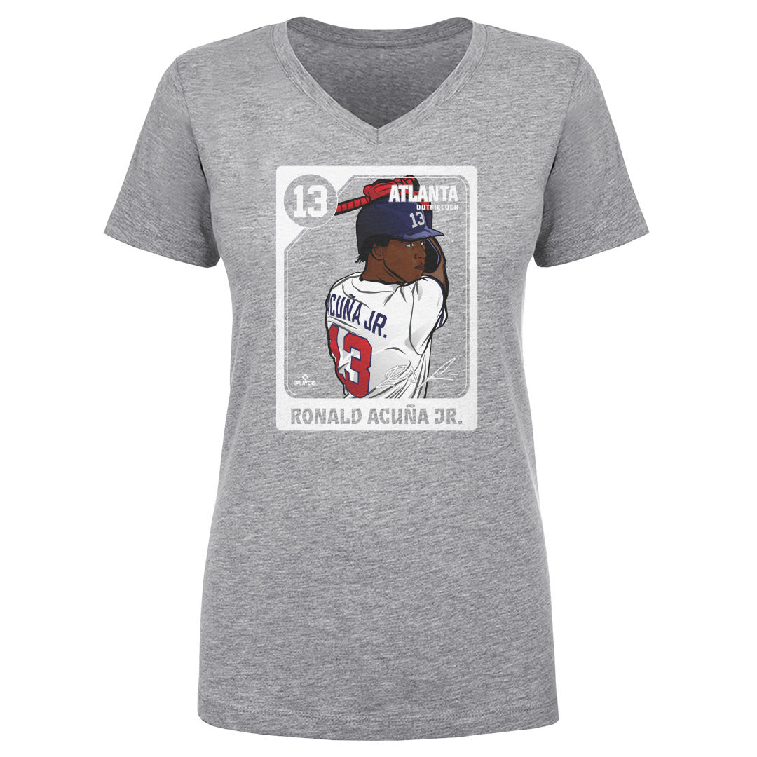 Ronald Acuna Jr. Women&#39;s V-Neck T-Shirt | 500 LEVEL