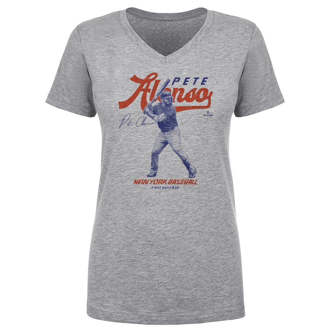 Pete Alonso Women&#39;s V-Neck T-Shirt | 500 LEVEL