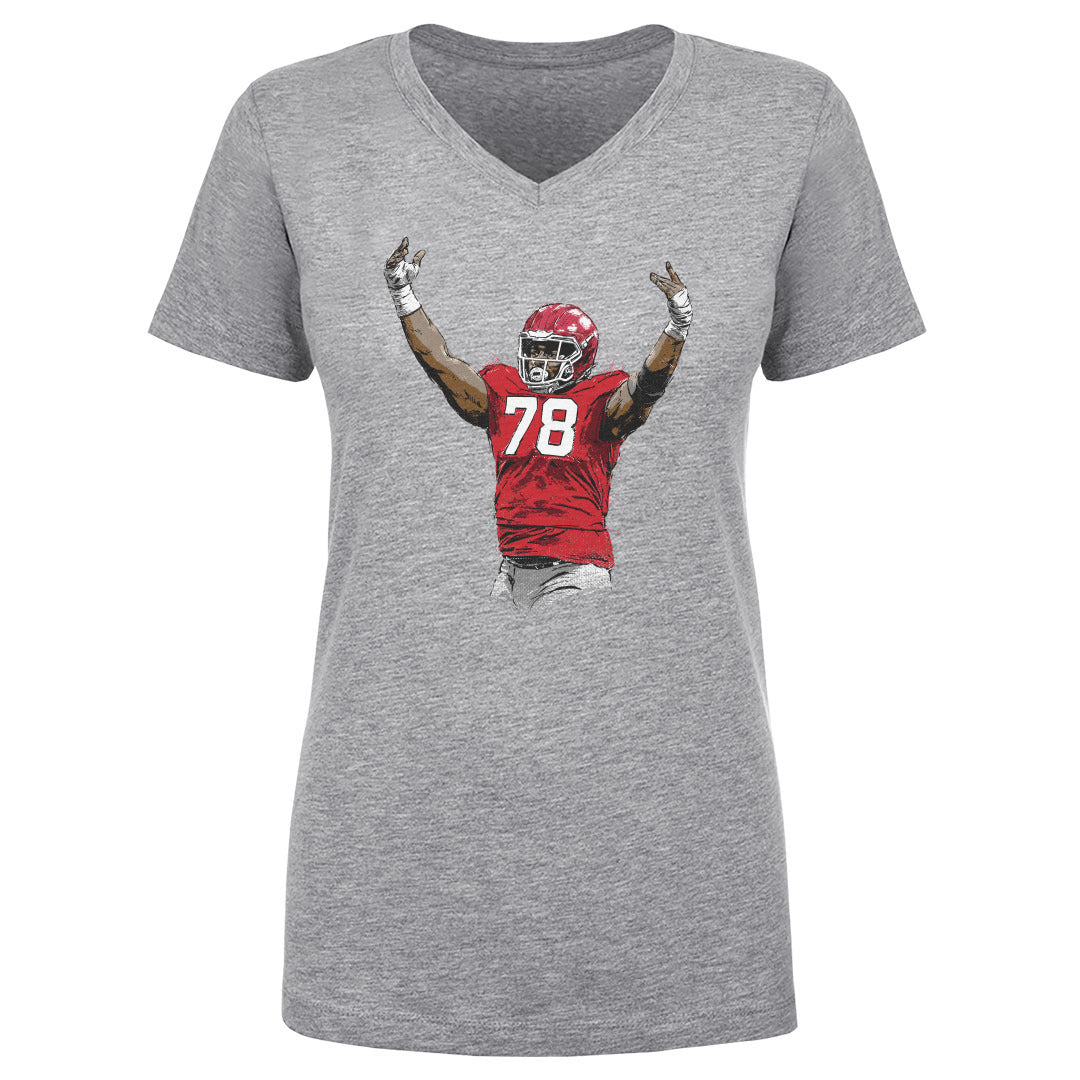 Nazir Stackhouse Women&#39;s V-Neck T-Shirt | 500 LEVEL