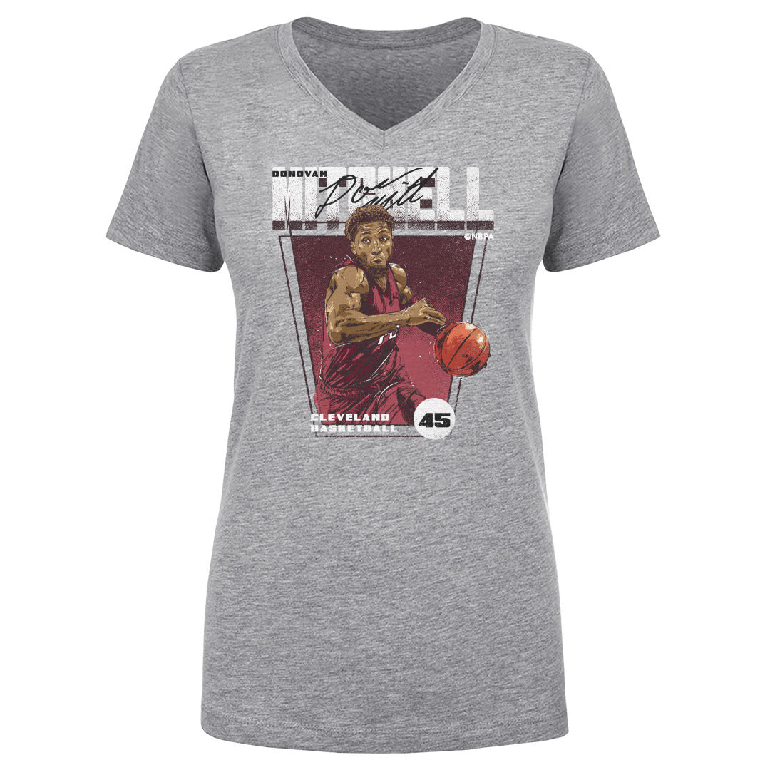 Donovan Mitchell Women&#39;s V-Neck T-Shirt | 500 LEVEL