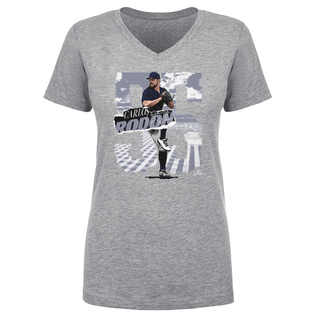 Carlos Rodon Women&#39;s V-Neck T-Shirt | 500 LEVEL