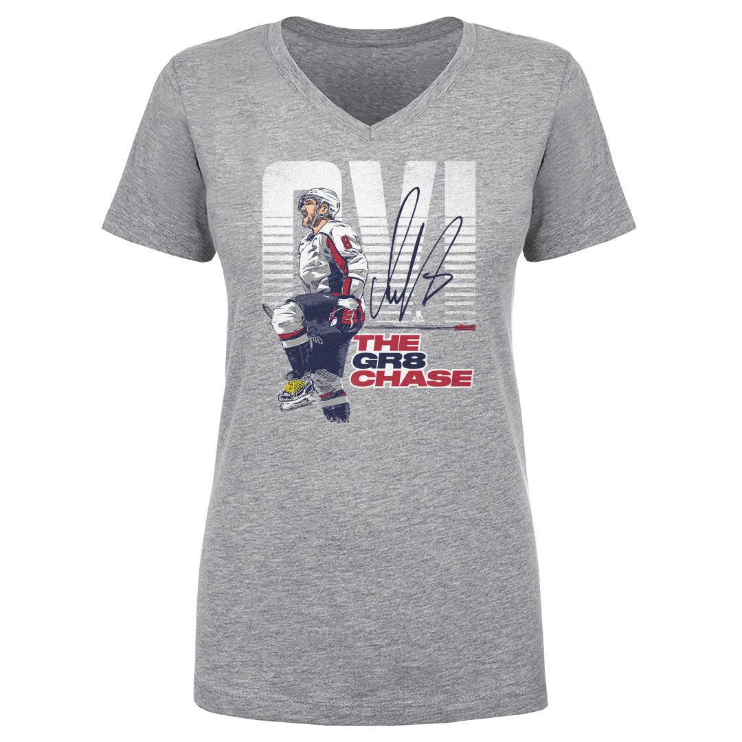 Alex Ovechkin Women&#39;s V-Neck T-Shirt | 500 LEVEL