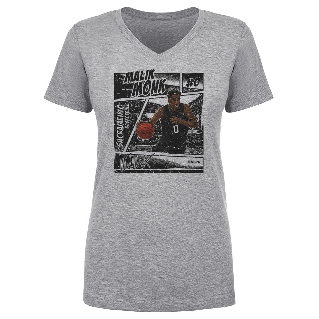 Malik Monk Women&#39;s V-Neck T-Shirt | 500 LEVEL