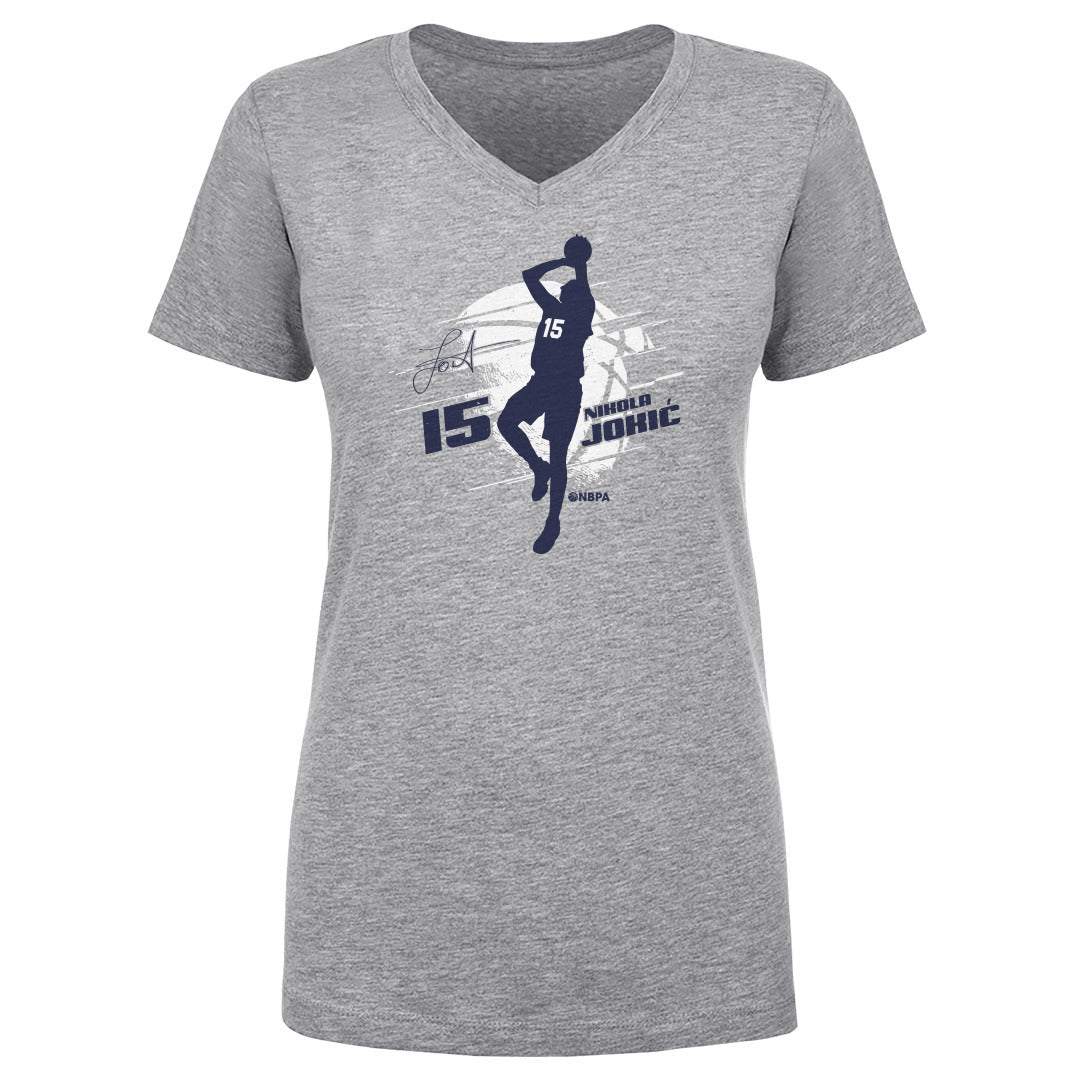 Nikola Jokic Women&#39;s V-Neck T-Shirt | 500 LEVEL