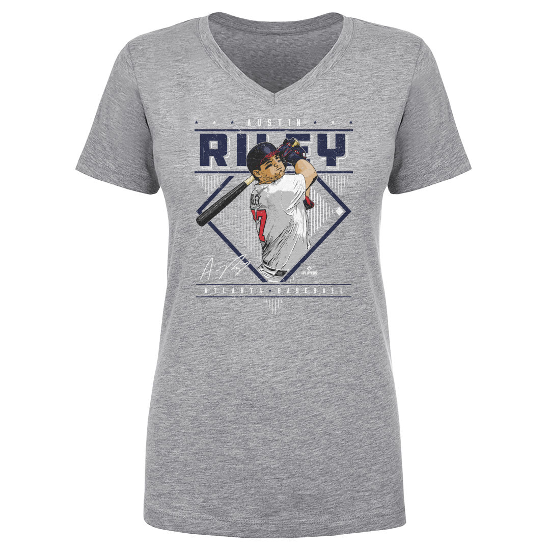 Austin Riley Women&#39;s V-Neck T-Shirt | 500 LEVEL